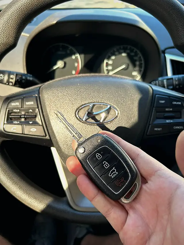 Chave automotiva Hyundai