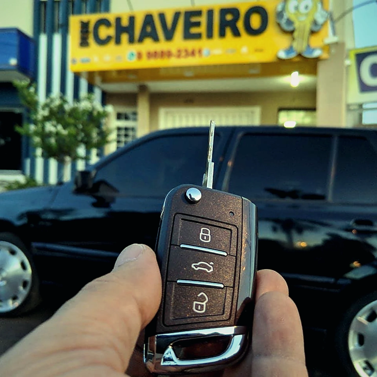 Chave automotiva na Disk Chaveiro Uberlândia