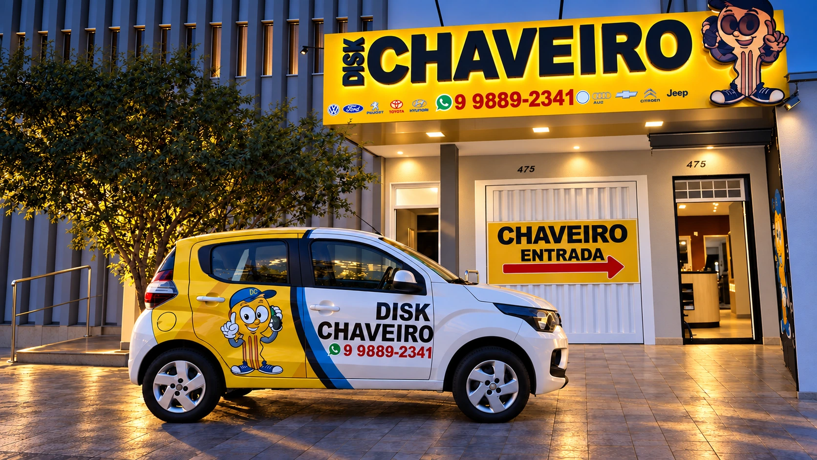 Unidade móvel na Disk Chaveiro Uberlândia